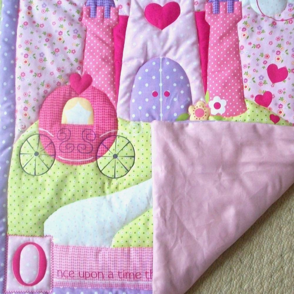 Princess Fairy Castle Quilted Wall Hanging on Luulla
